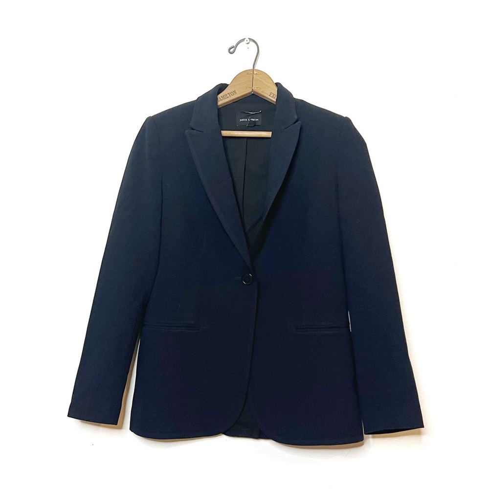 Judith & Charles | Navy Structured Blazer